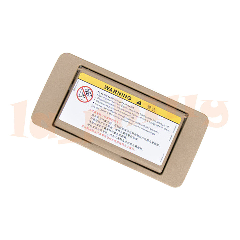 Front Right Sun Visor Beige For 2006-2012 for Benz ML/GL 350 450 550 W164 X164 Beige Q