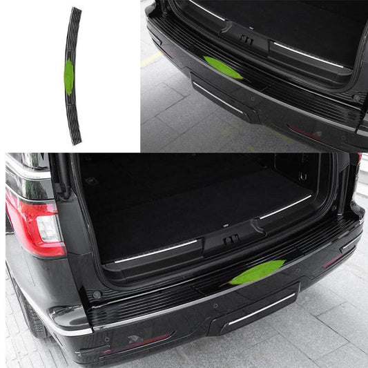 Steel for Lincoln for Navigator 18-22 Black Outer Rear Bumper Protector Guard Trim