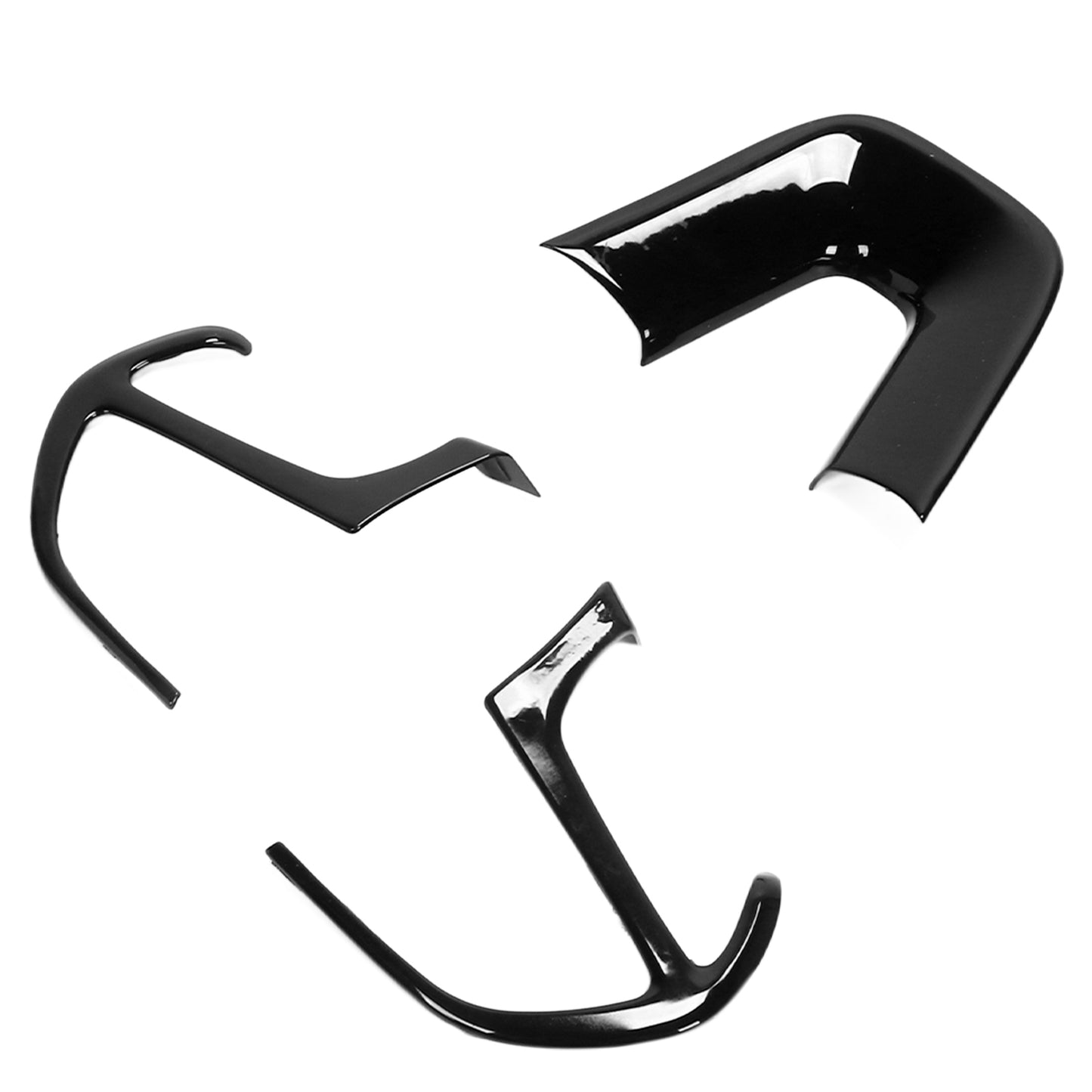Steering Wheel Cover Trim 3 Pcs Steering Wheel Frame For Car Interior