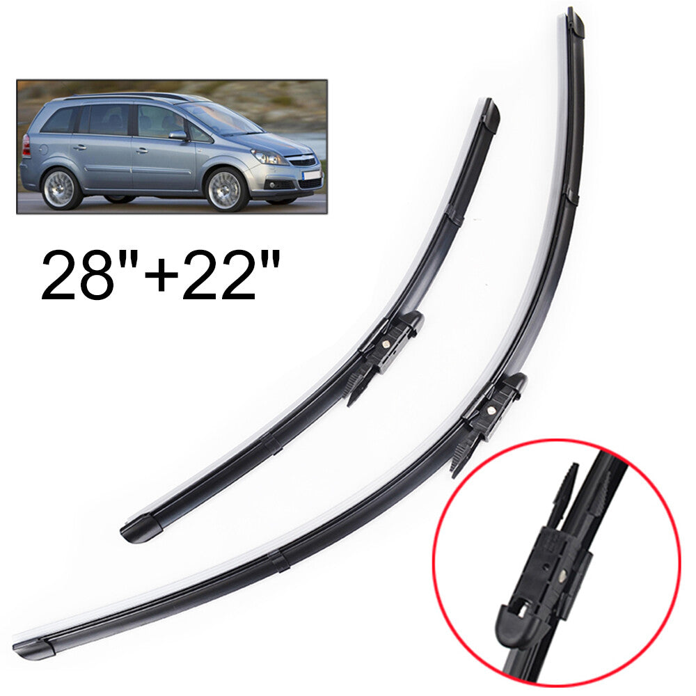 for Opel Zafira B 2005-2014 WINDSHIELD WIPER BLADES SET FRONT Q