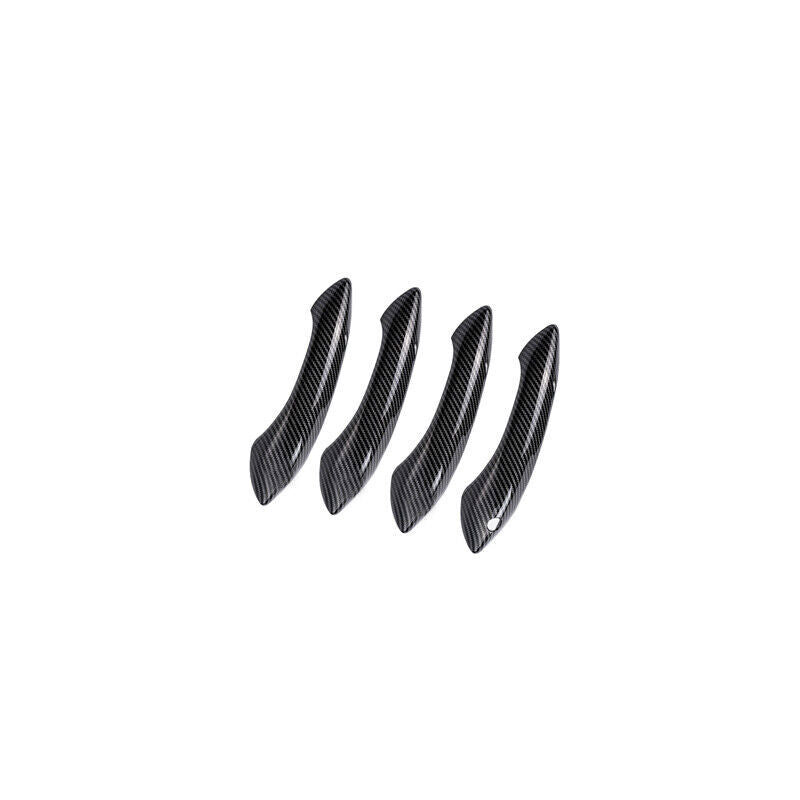 ABS Carbon Fiber Exterior Outside Door Handle Cover Trim for BMW 5 Series 11-16