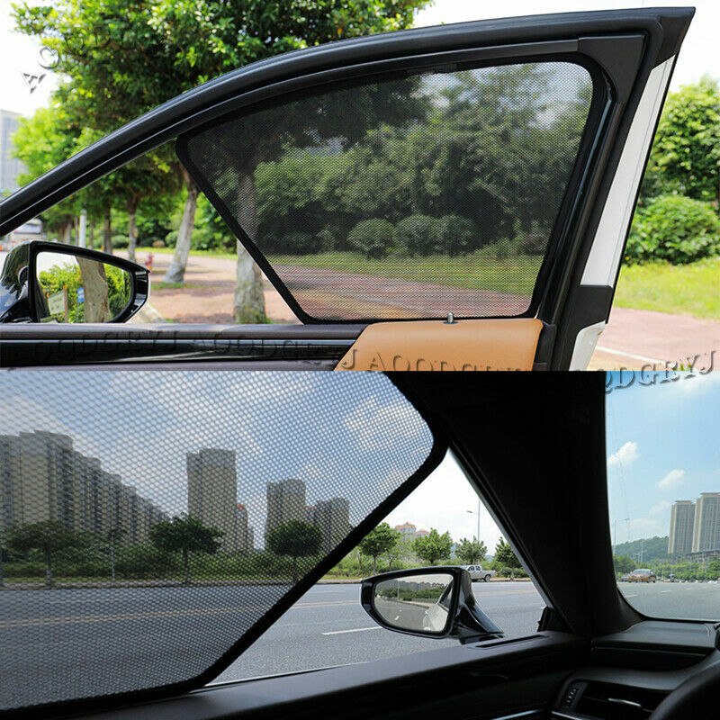 4P Car Window Sun Shade Shield Blind Mesh for Lexus ES350 ES300h ES250 2019-2022