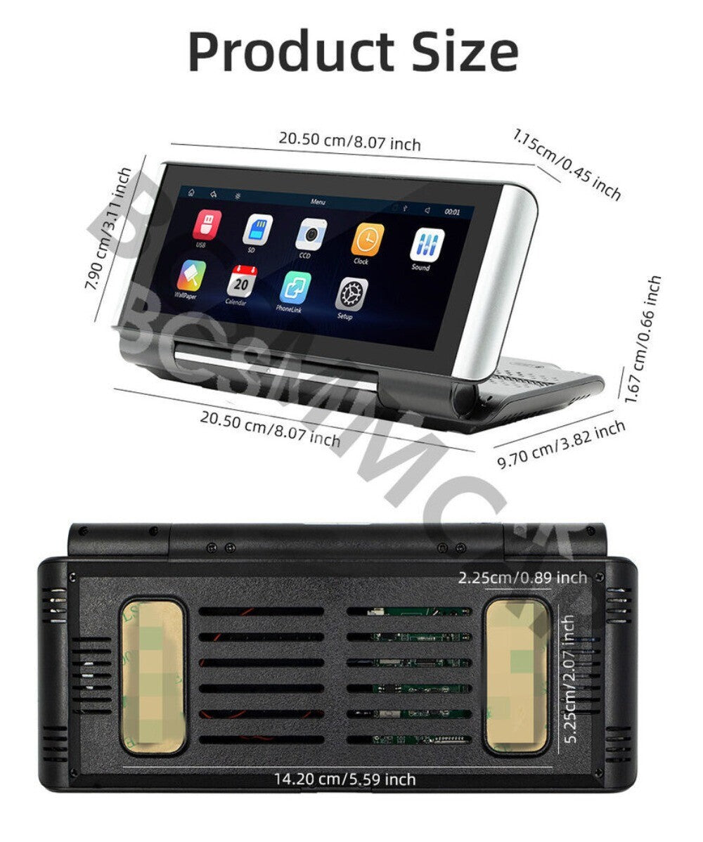 Touch Screen Car Stereo Radio MP5 Player Bluetooth Driving Recorder W/Camera New n