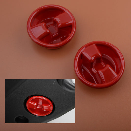 Red Car Roof Knob Cover Decoration Trim Parts Fit for for Jeep for Wrangler JK 2007-2017 v