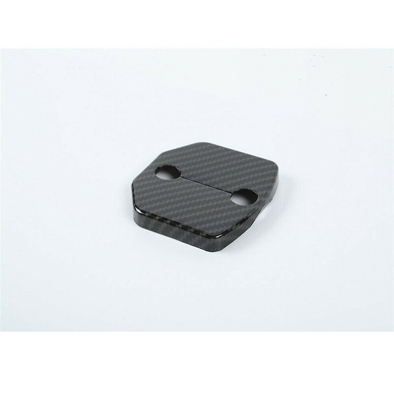 2Pcs ABS Door Lock Buckle Cover Protector Trim for Ford for Mustang
