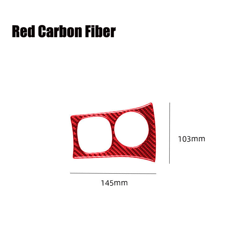 Red carbon car ignition switch decorative sticker for Corvette C5 1998 - 2004 - n