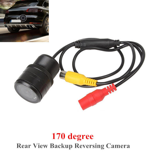 28mm Flush Mount Car Rear View Backup Reversing Camera IR Night Vision 12V Set v