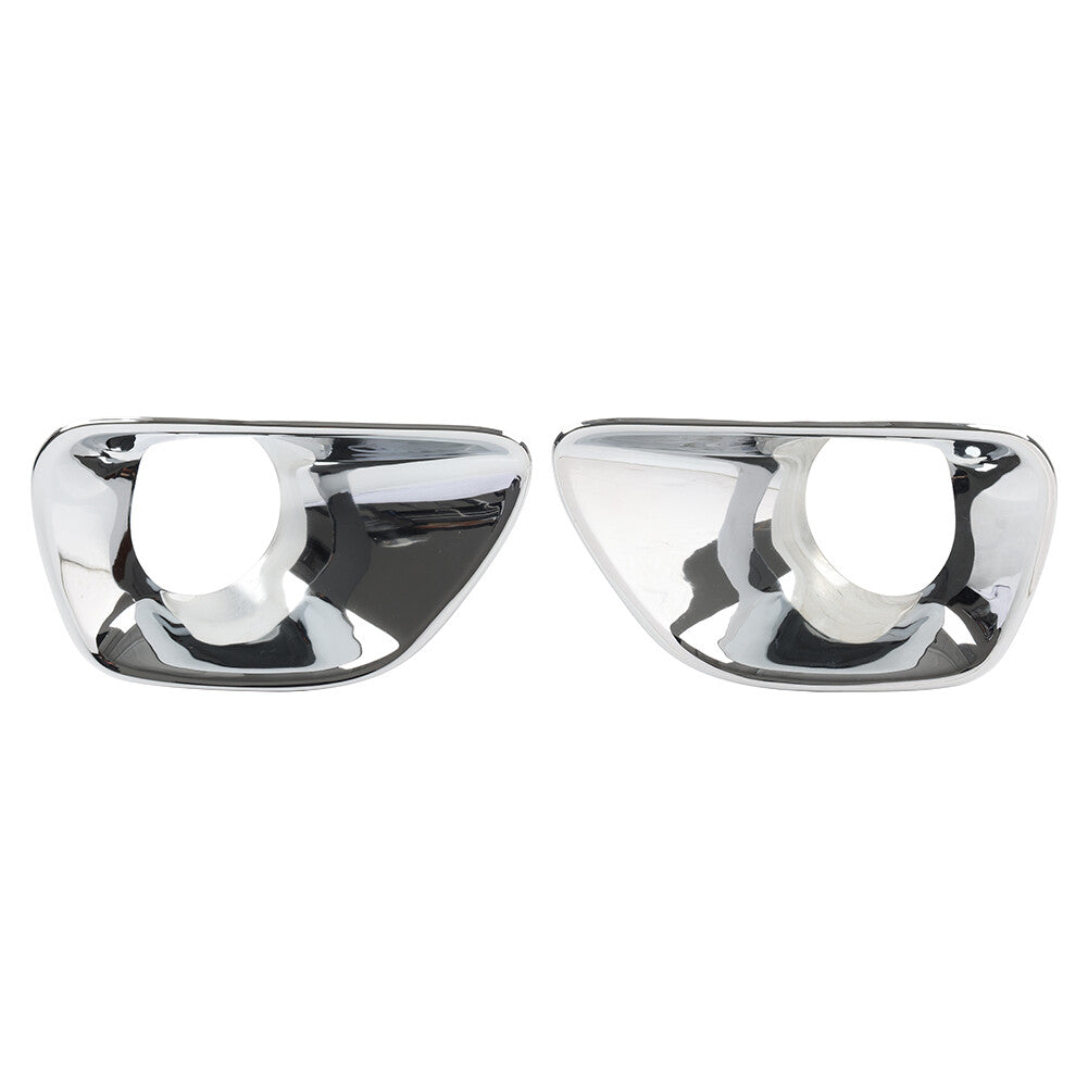2x Front Fog Lamp Light Cover Chrome Trim for Jeep Grand Cherokee 2011 2012 2013