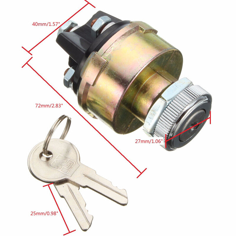 A set of ignition switch lock control with 2 buttons is suitable for KS6180 US14 UN148 CS7UL3 S11- n