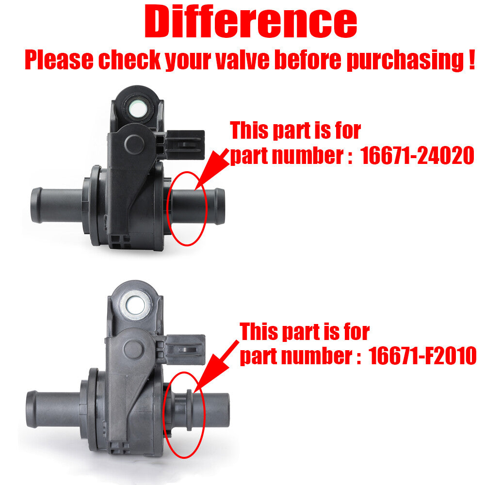 1-pack 16671-F2010 coolant flow control valve for Toyota for Corolla 2.0L (2020-2023)