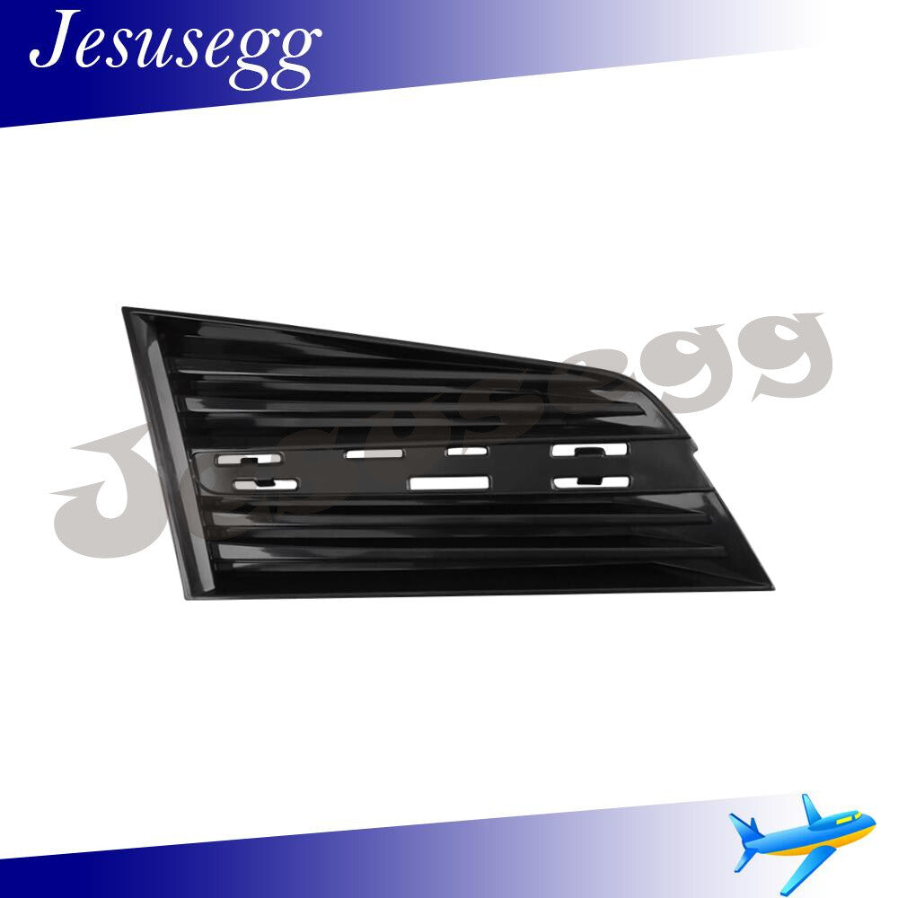 Car Front RH Bumper Lower Fog Light Grill Cover Fit for Cadillac ATS Black