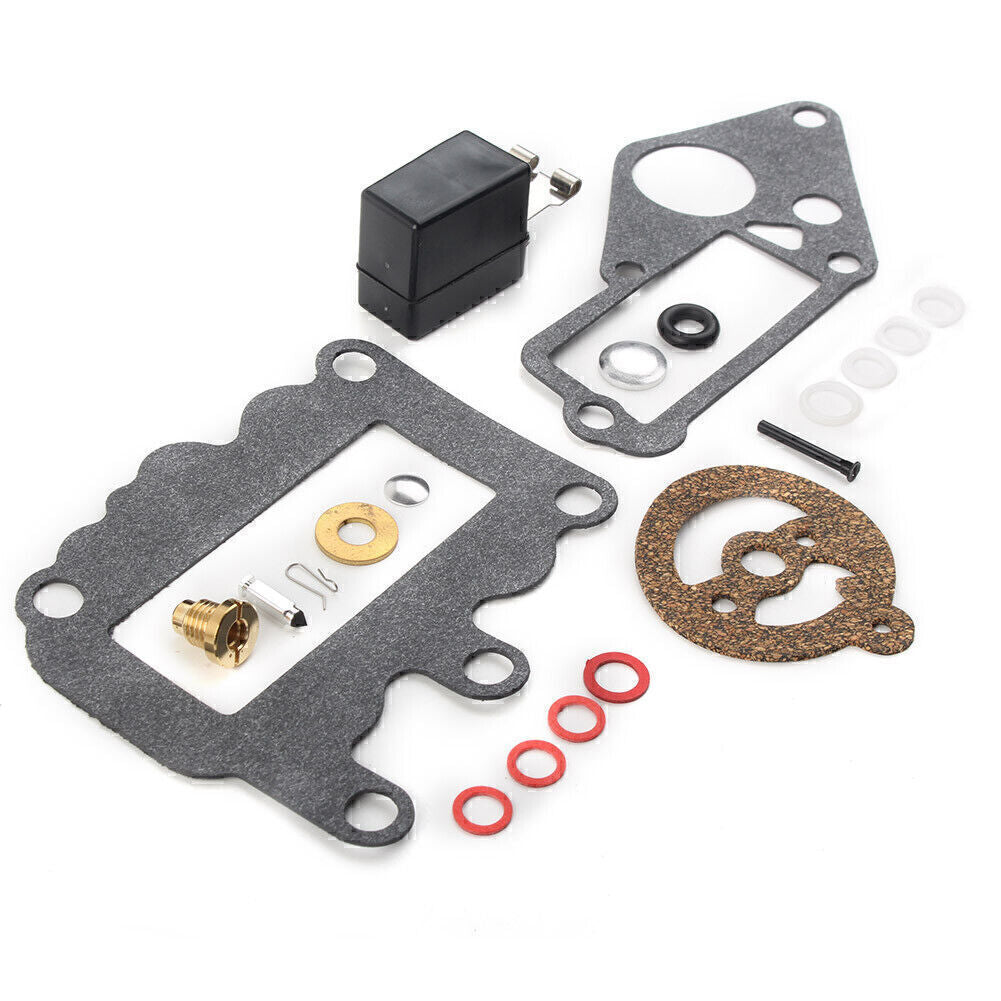 For Johnson Evinrude Outboard 9 1/2 HP 64-73 Carburetor Carb Kit w/Float 382048
