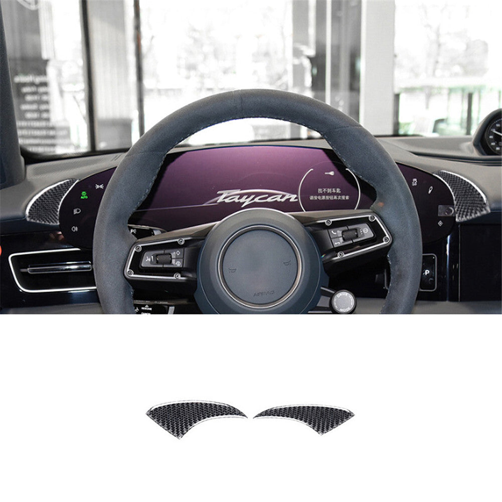 15Pcs Carbon Fiber Interior Full Set Cover Trim for Dodge Charger 2011-2014 v