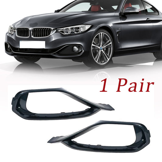 2PC Front Bumper Fog Light Frame for BMW 4 SERIES F32 F33 F36 2013-2016