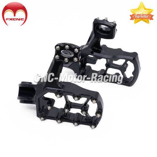 Suitable for KTM 200-530XC-W/XCF-W 2006-2016 CNC extended foot spikes and footrests (aluminum).