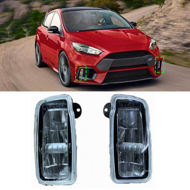 For 2016-2018 for Ford Focus RS Front Bumper Fog Lights Daytime driving lights Pair