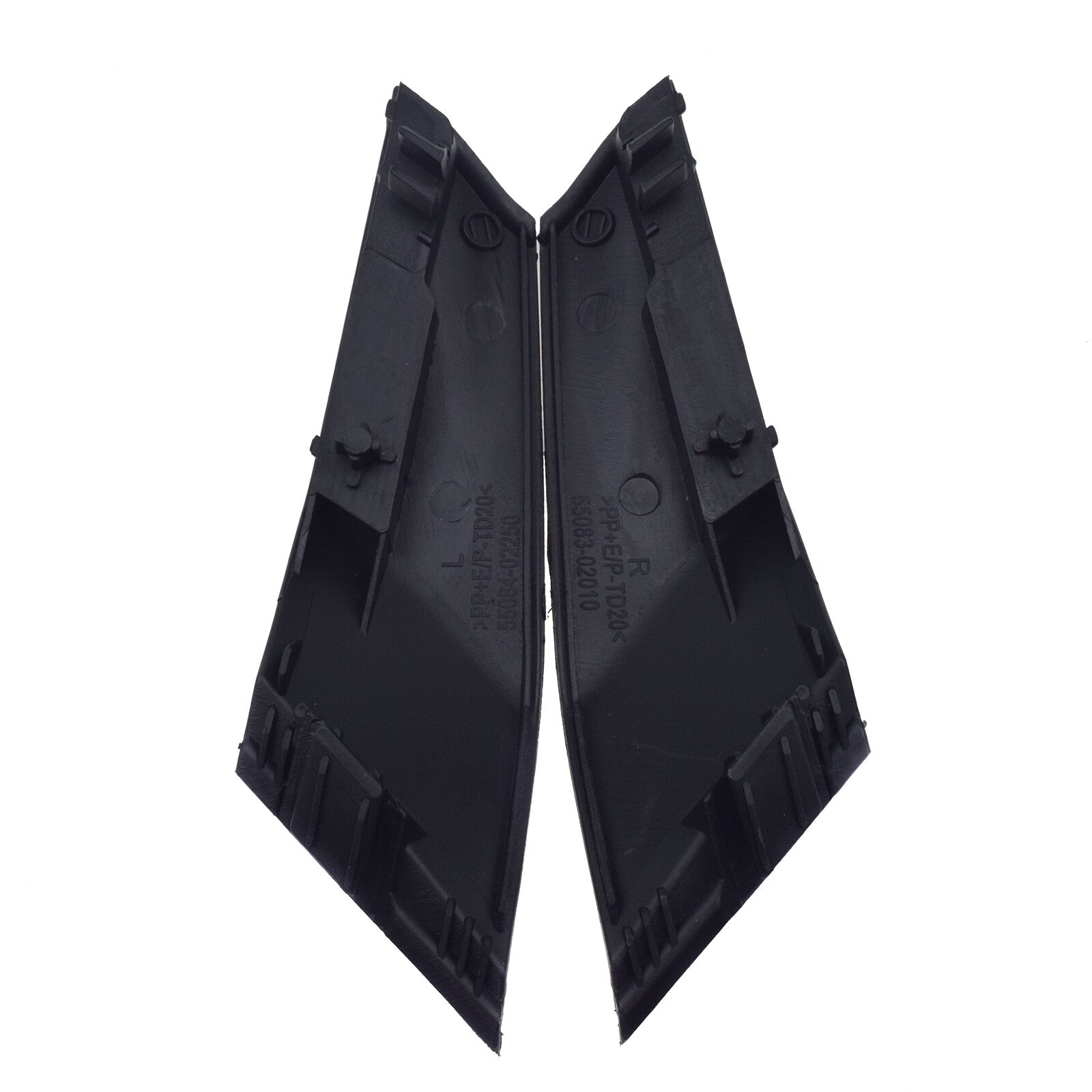 2-Piece Pack of COWL Side Protective Covers for 2014-19 for Corolla (Left and Right Sides, Extended Version) 55083-02010- n