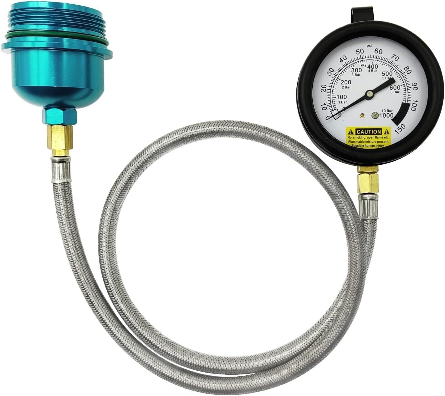 Oil Filter Cap Pressure Test Tool Kit for BMW B48 Engine 0-150 PSI
