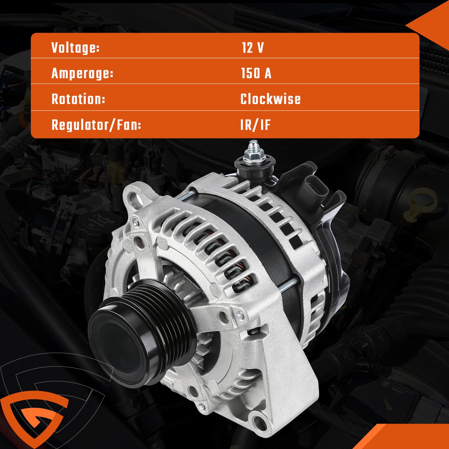 Fit for Chevrolet Silverado for GMC for Sierra 2014 2015-2019 1500 5.3L 6.2L Alternator