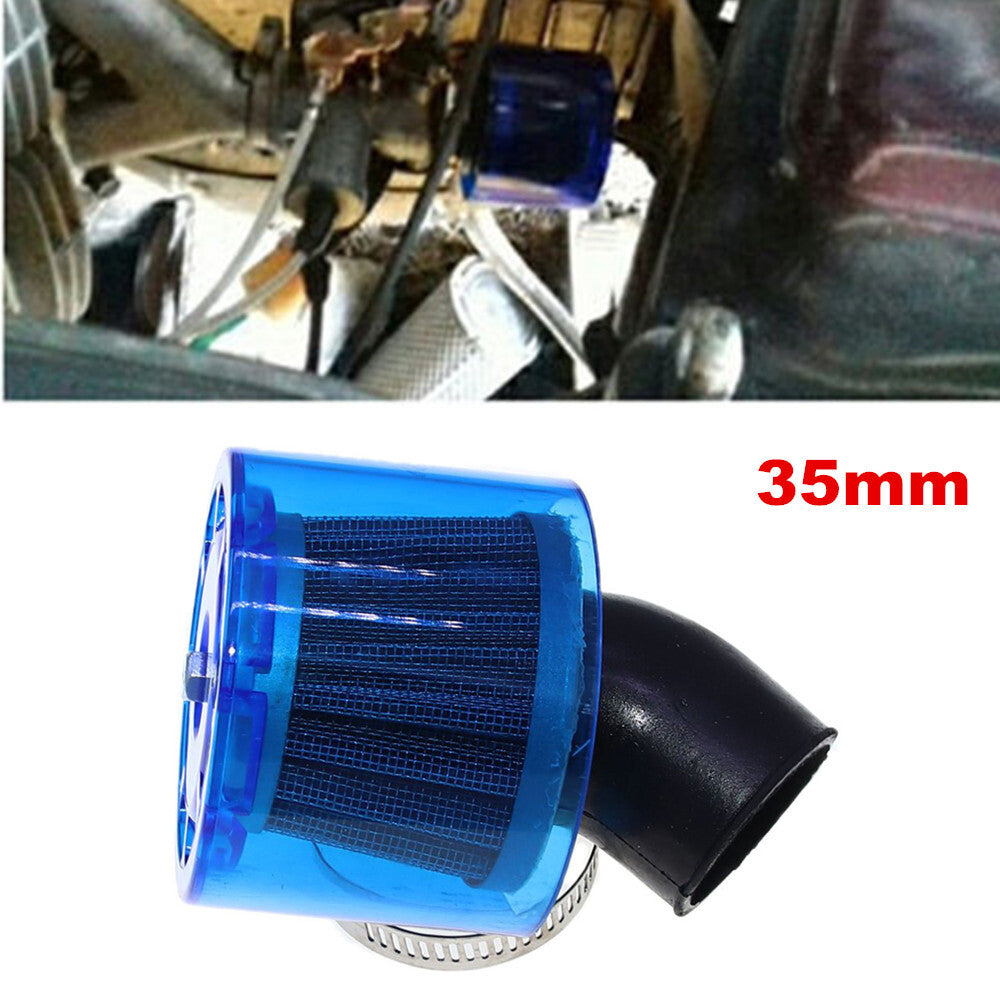 35mm motorcycle air intake filter, air purifier, 45° splash-proof, suitable for all-terrain vehicles and off-road driving. n