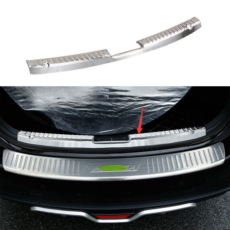 for Mazda 6 Atenza 2020-2021 Silver Rear Bumper Protector Sill Trunk Tread Plate
