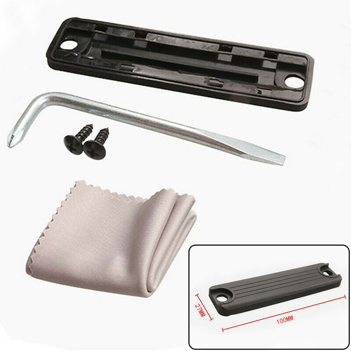 A set Trunk Hatch Liftgate Switch Latch Button Cover Repair Kit Fit for Lexus n