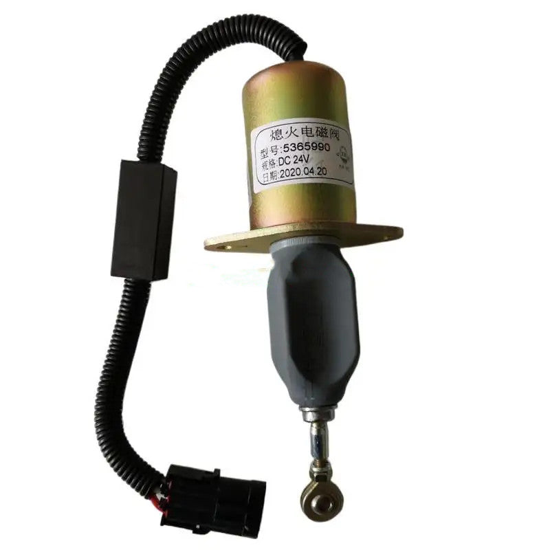 Suitable for 4B 6B 24V 3.9L B5.9 8.3C 6C fuel pump shut-off solenoid valve