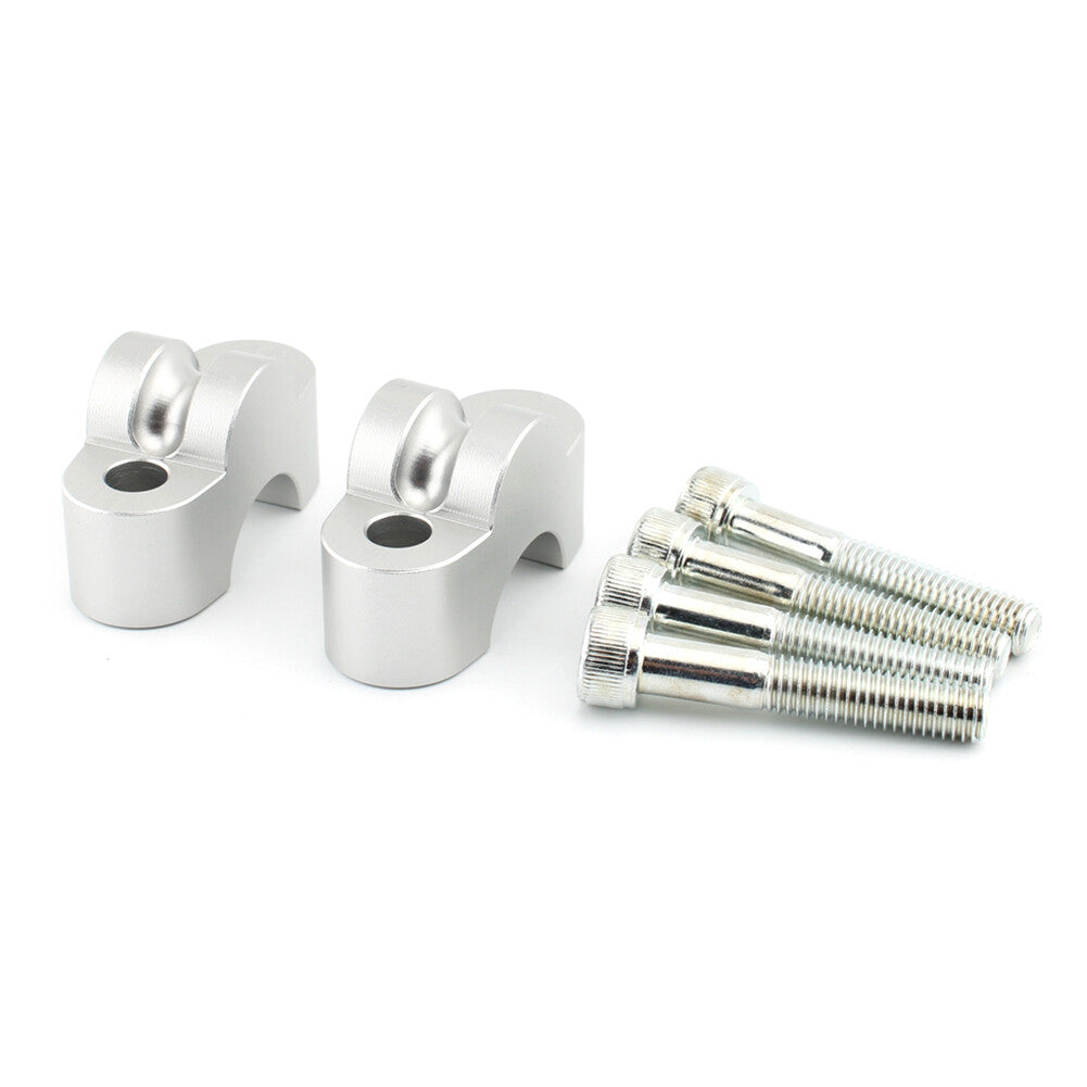Chrome Motor Handle Bar Riser Mounting Clamp for HONDA CB1100 RS CB1100EX MSX125 Q