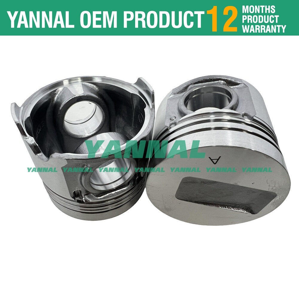 New piston kit with rings compatible with A1700 3-cylinder engine -