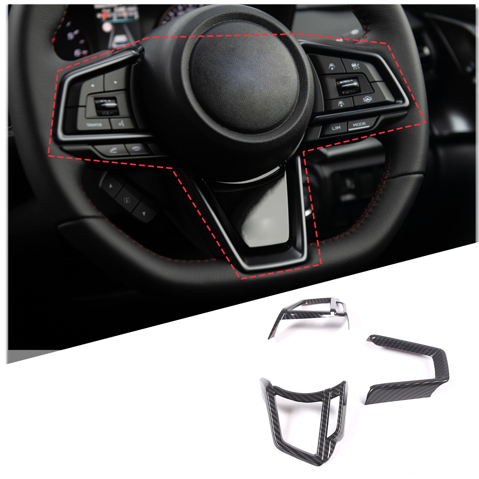 4-Pack ABS Gloss Black Tail Light Cover Trim Ring for Corvette C6 2005-2013- v