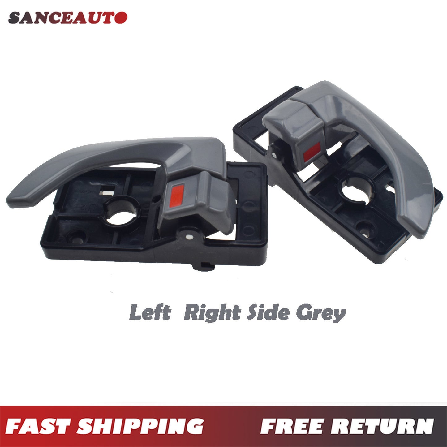 2-Pack Gray Inner Door Handles (Left) Suitable for 2005-2009 for Hyundai for Tucson 826202E000- n