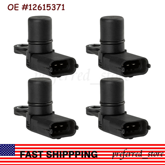 4-piece camshaft position sensor kit 12615371 suitable for Chevrolet , for Buick , for Cadillac GM 3.0L and 3.6L engines. Q