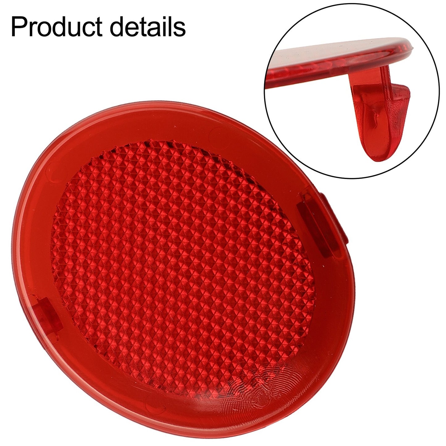 for for Corvette For C6 2005 2013 Red Direct Fit Door Reflector Panel v