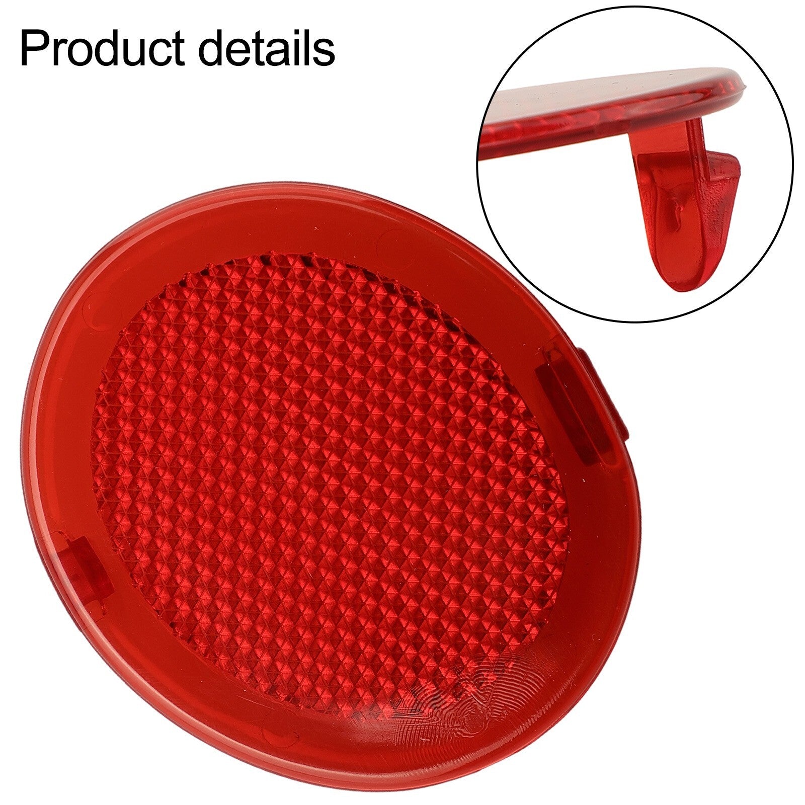 for for Corvette For C6 2005 2013 Red Direct Fit Door Reflector Panel v
