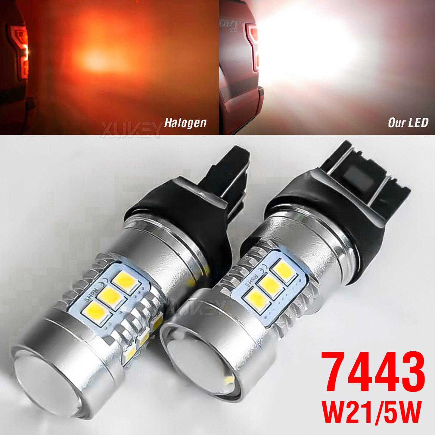 for Vauxhall for Opel Insignia 7440 for Corsa LED Bulbs Error Free DRL Daytime Light 12V