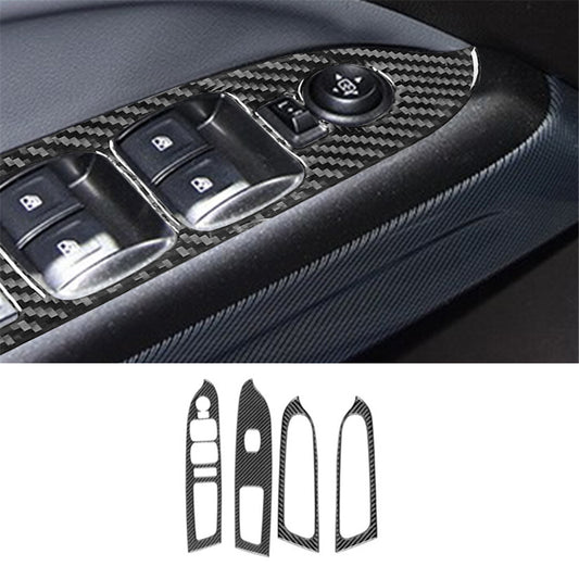 4Pcs Window Switch Button Trim Cover for Chevrolet Colorado/ for GMC for Canyon 2015-2022