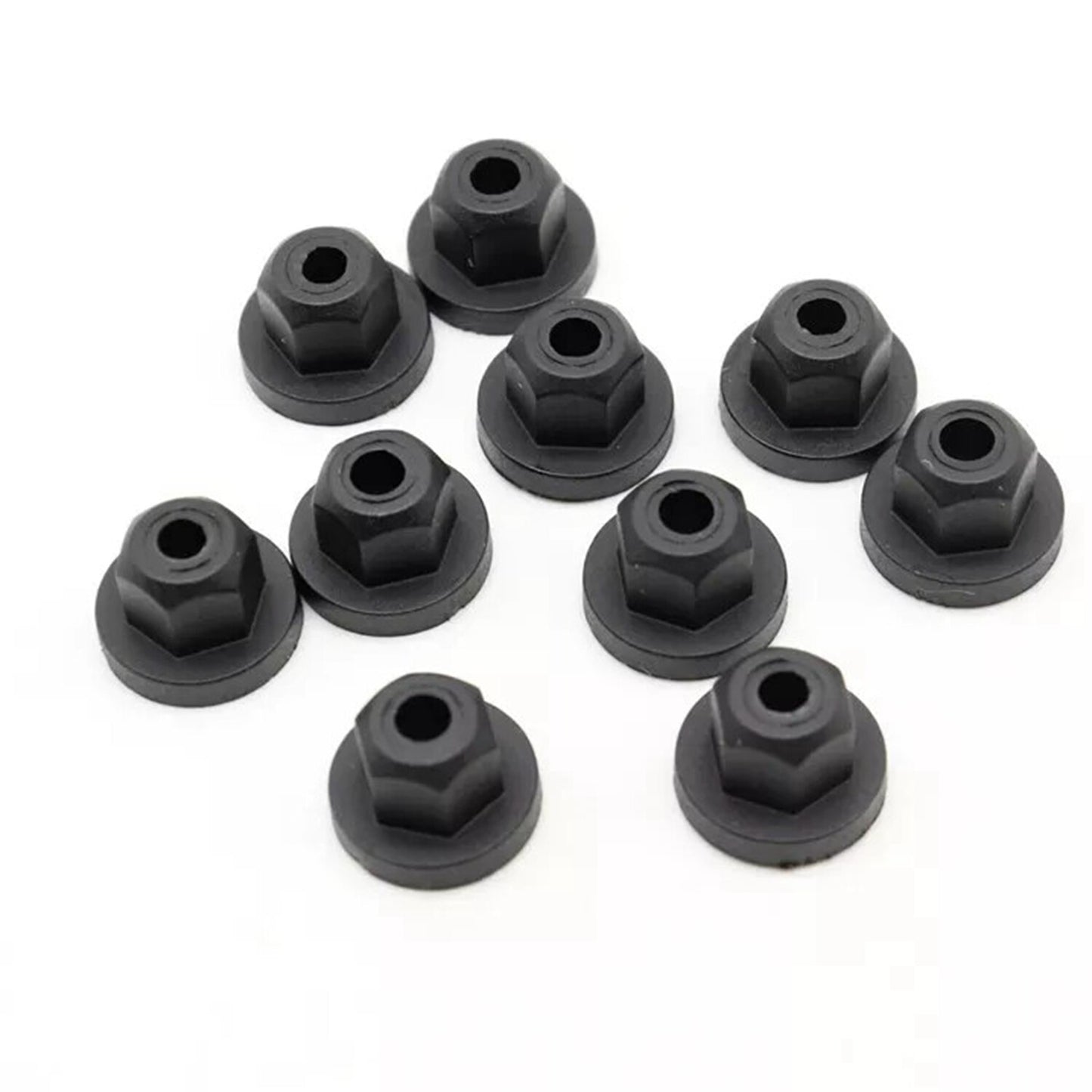 30x NEW Exterior Plastic Body Nut Flange Clips 16131176747 for BMW E30 E32 for Benz