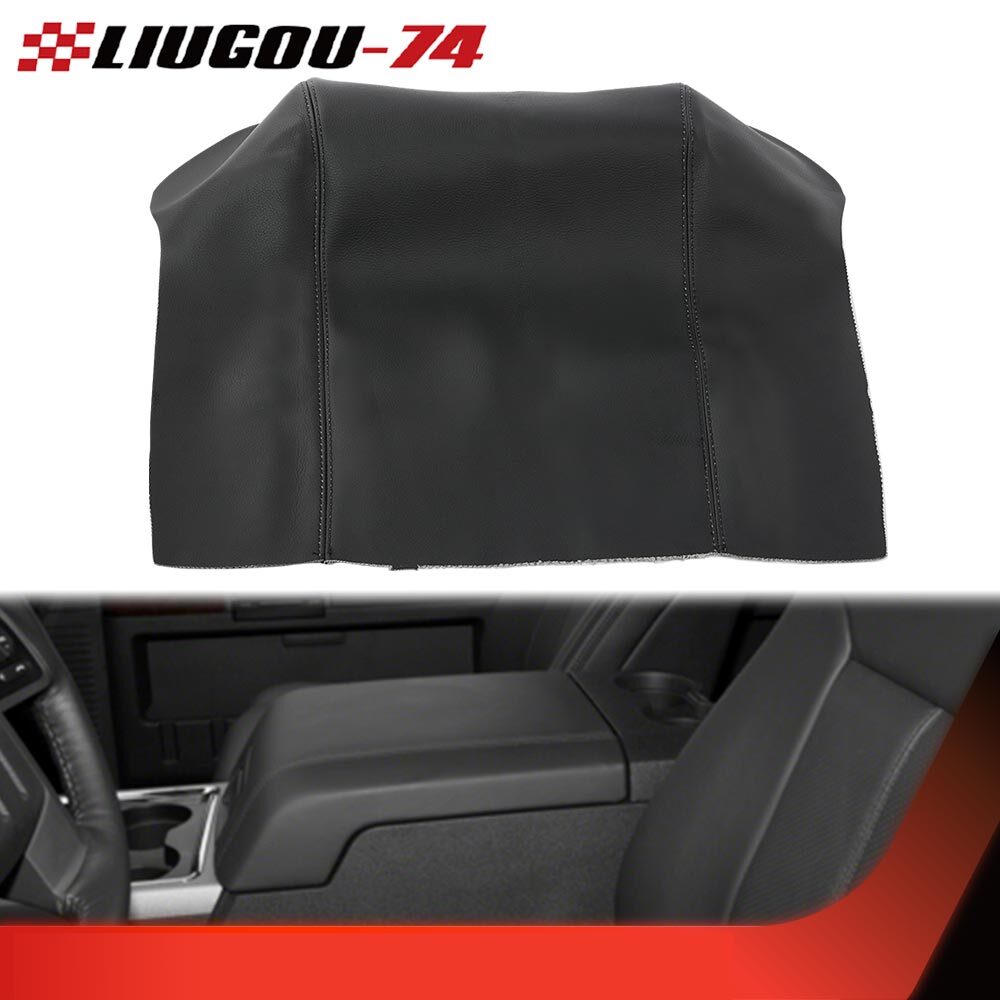 Suitable for 2011-2016 Super Duty Black Console Cover Armrest Protective Cover 1 piece- v