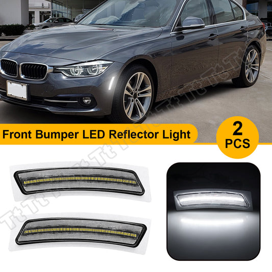 White LED front side marker lights for 3 F30 F31 4 F32 F33 F36- v
