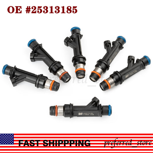 5-pack of fuel injectors for Jimcet Blazer L5 4.2L 2004-07 (25345324-) v