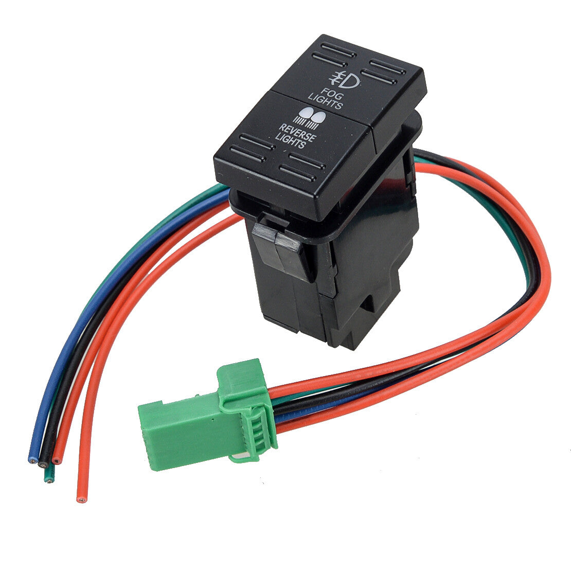 Dual Push Button Reverse Fog Lights Switch Fit for Ranger PX for Mazda BT-50 zy v