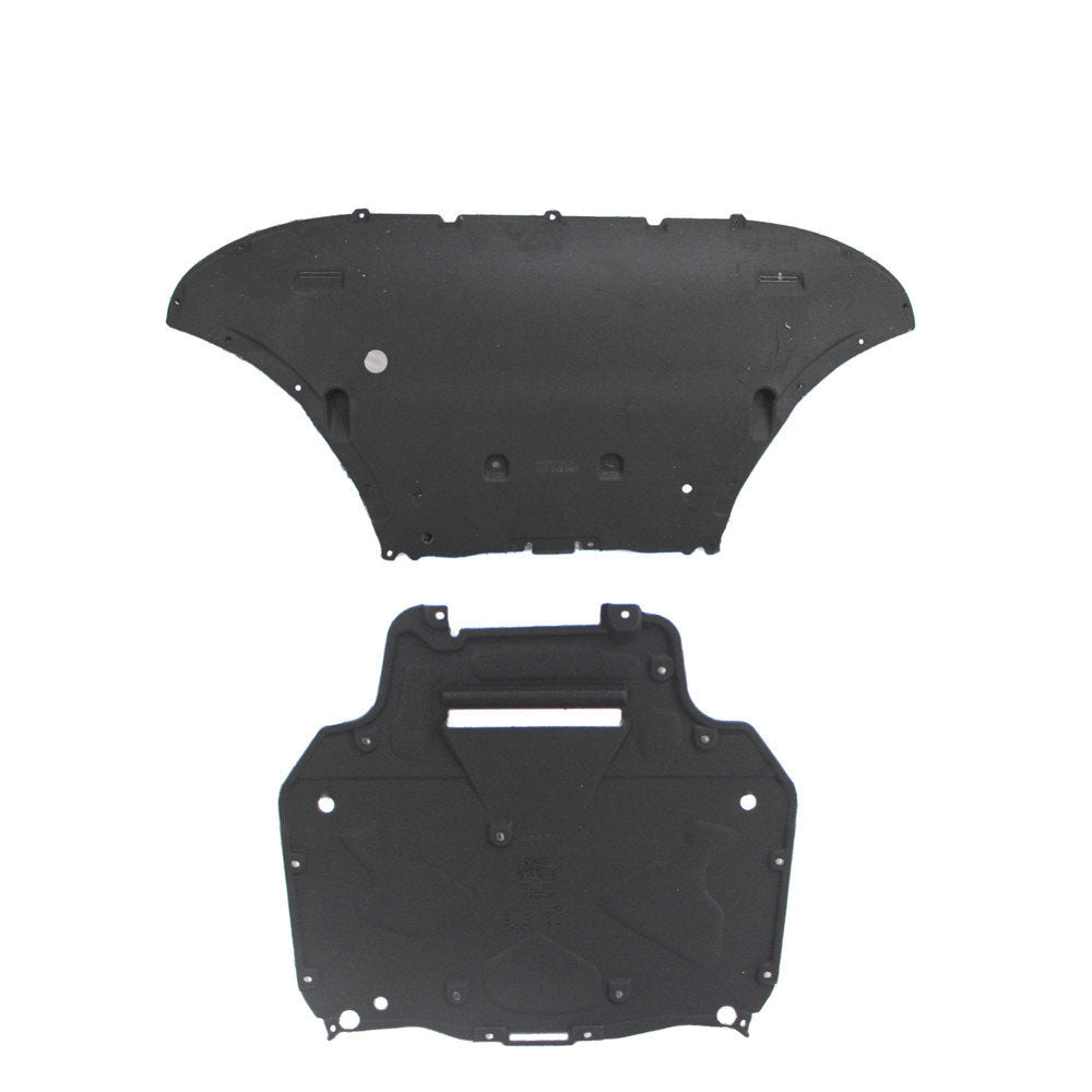 2pcs set Engine splash shield protector Rear & Front Fits 2017 - 2023 for Audi Q7 n