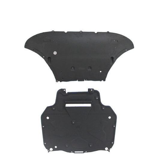 2pcs set Engine splash shield protector Rear & Front Fits 2017 - 2023 for Audi Q7 n
