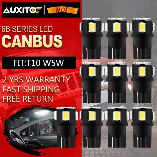 10th Generation T10 168 194 2825 Electronic 6SMD 5630 LED Lighting Fixture Q