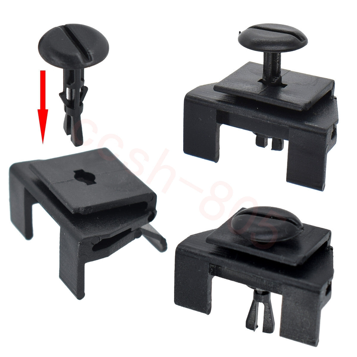 10 Sets Car Fender Wheel Liner Retainer Clips for Toyota Q