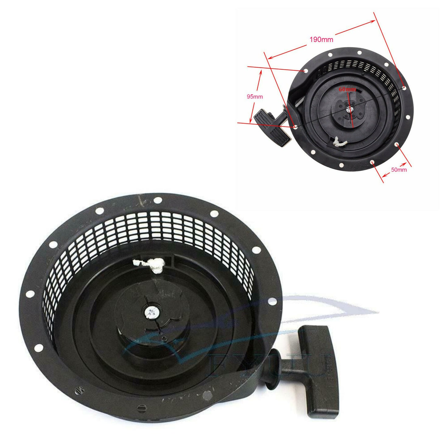 for Yamaha MZ300 Engine Motor Generators Recoil Starter Pull Start Durable 190mm Q