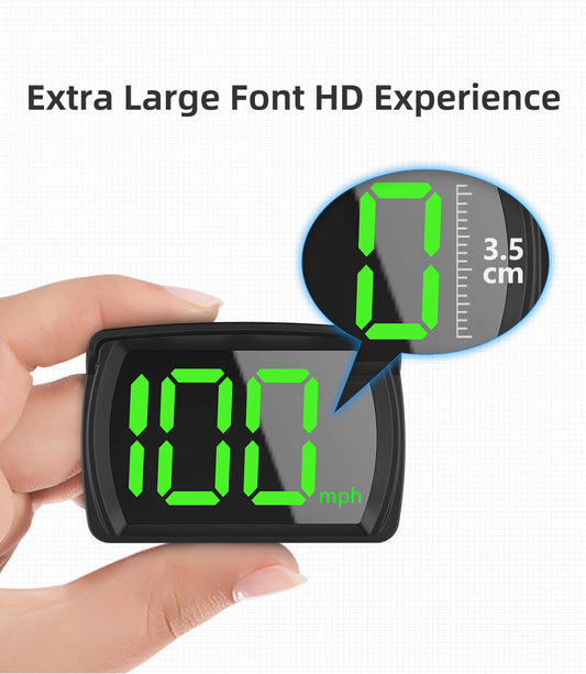 GPS HUD MPH Speedometer Digital Car Truck Motorcycle Head Up Display Odometer Q