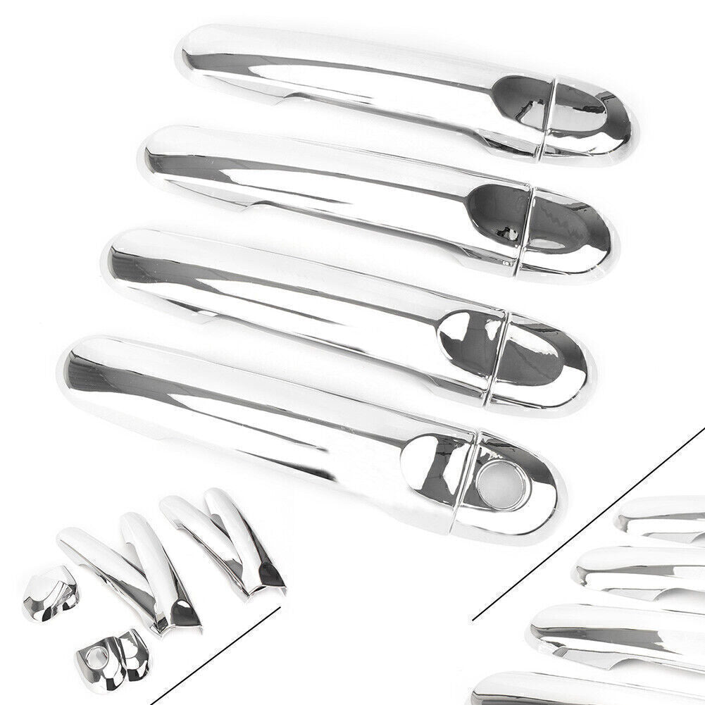 Chrome Door Handle Cover Molding Trim for Nissan Sunny Versa 2014 2015 2016 Q
