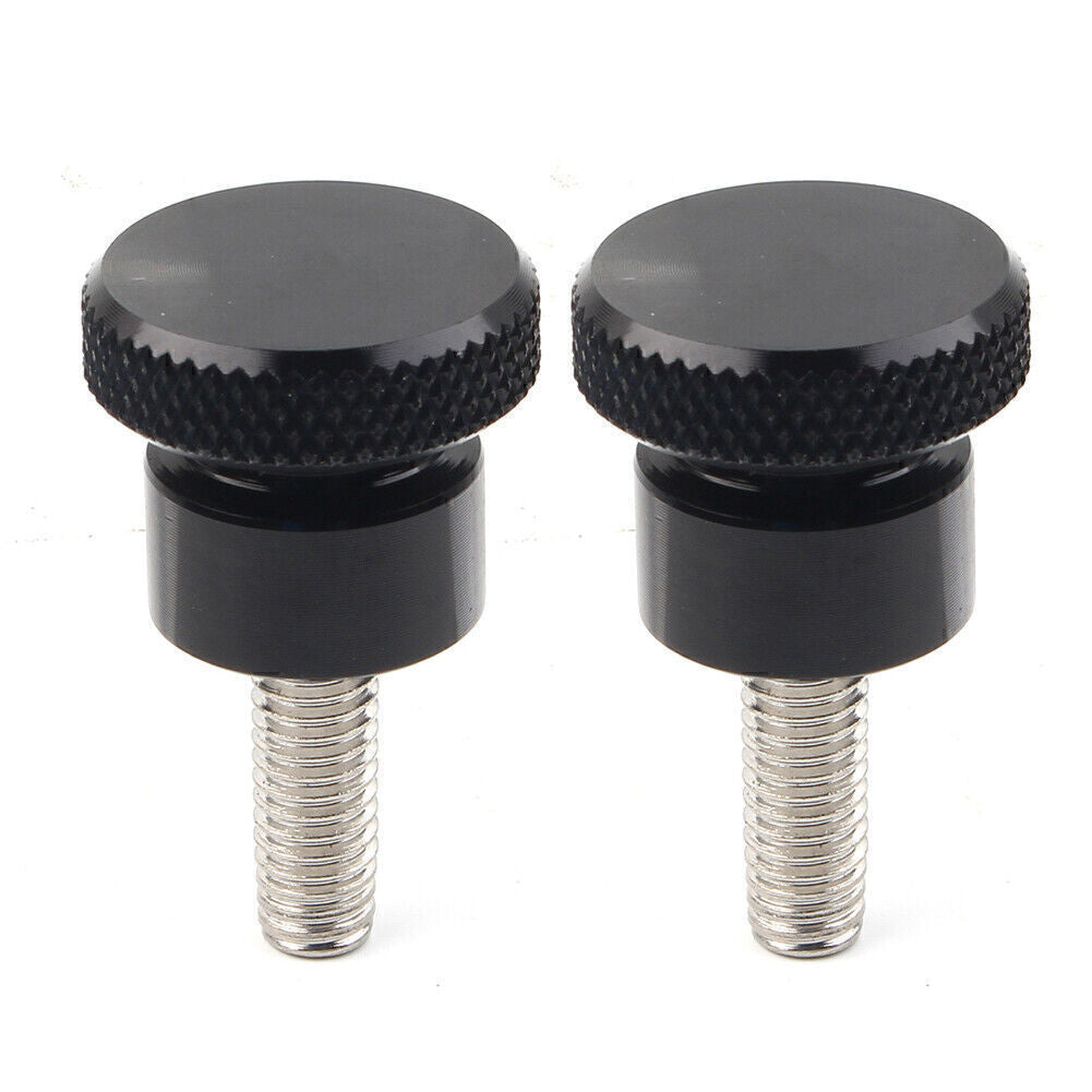 2x Tool for Seat Bolt Short Screw For Scrambler 865 06-15 Thruxton 865 04-15 Black Q