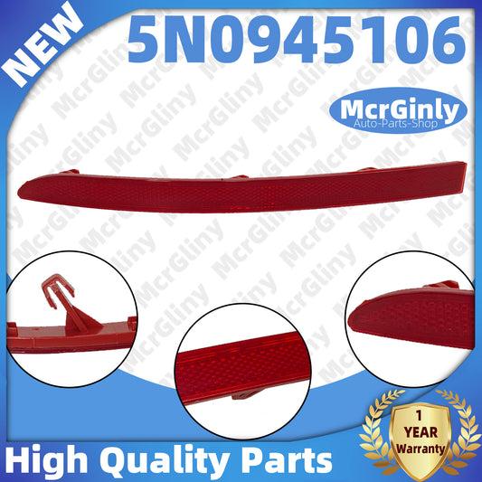 Red rear right bumper marker reflector 5N0945106 applicable to 2008-2017 for Tiguan . n